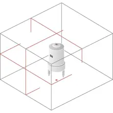 Схема лучей Geo Fennel DuoCrossPointer3 HP