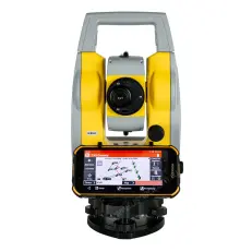 электронный Тахеометр GeoMax Zoom10, 5" с X-PAD GO в комплекте смартфон и крепление