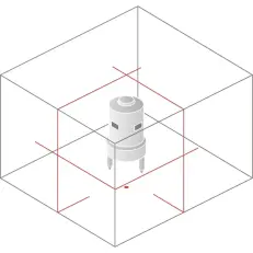 NEDO X-Liner3 с калибровкой - лазерный нивелир