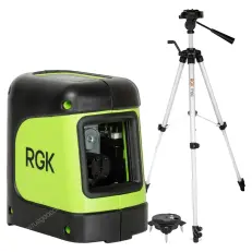 RGK ML-11G + штатив, кронштейн - лазерный нивелир с зеленым лучом