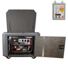 A-iPower A7500TEA в тихом зимнем кожухе 1200 RAL 7024 + блок автозапуска A-iPower 400 В, 25 А