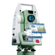 Работа тахеометра Leica TS11 I R1000 1" Arctic SW Viva