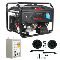 A-iPower Lite AP6500E + блок автозапуска A-iPower 230 В, 50 А + транспортировочный комплект A-iPower S