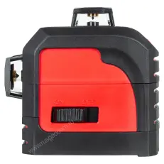RGK PR-3M с калибровкой + штанга-упор - лазерный нивелир 3d с красным лучом