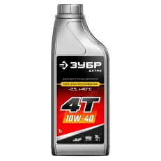 Полусинтетическое масло ЗУБР Extra 4Т-10W40