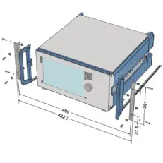 Комплект принадлежностей для установки в 19-дюймовую измерительную стойку Rohde&Schwarz ZZA-KN5