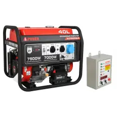A-iPower A7500EA + блок автозапуска A-iPower 400 В, 25 А