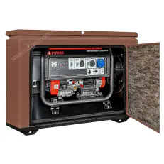 A-iPower A8000EAX в тихом зимнем кожухе 1200 RAL 8017