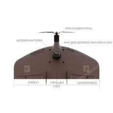 Схема БПЛА Supercam S100F