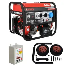 A-iPower A8500EA + блок автозапуска A-iPower 400 В, 25 А + транспортировочный комплект A-iPower L