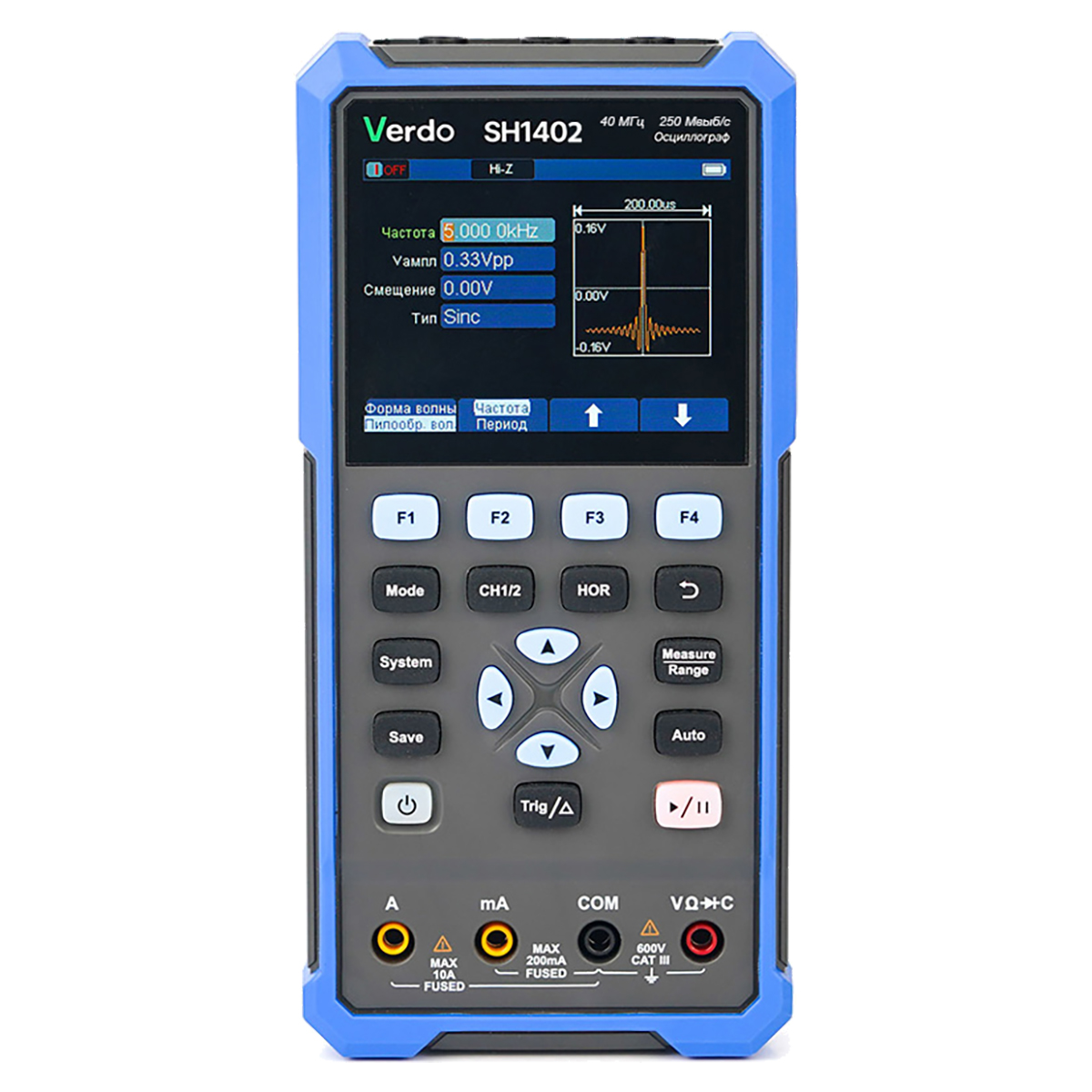 VERDO SH1402 - осциллограф-мультиметр