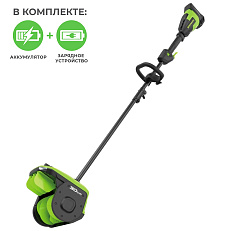 Greenworks GD40SS2, 40V с АКБ 2 А.ч. с USB + ЗУ 5А быстрое