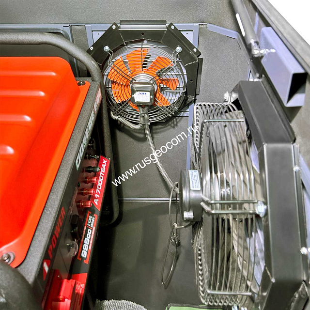 A-iPower A17000TEAX в тихом зимнем кожухе 1600 RAL 7024 + блок автозапуска A-iPower 230В/400В 100А 8 ПИН