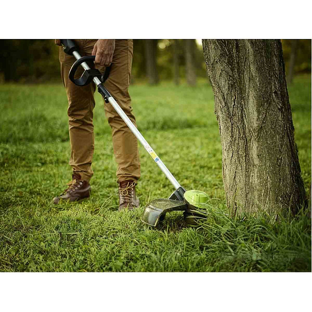 Greenworks GD60LT бесщеточный, 60V с АКБ 5 Ач + ЗУ 2А - аккумуляторный триммер