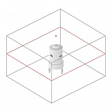 Схема лучей лазерного нивелира NEDO PRIMUS2 HVA