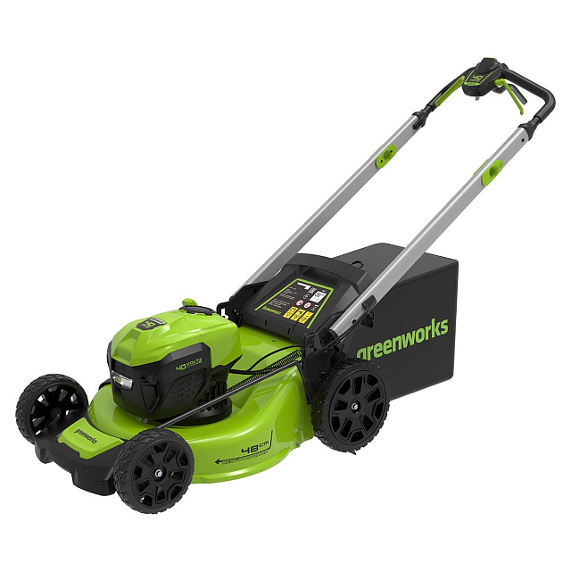 Аккумуляторная газонокосилка Greenworks GD40LM48SP