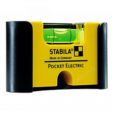 Строительный уровень Stabila Pocket Electric с чехлом на пояс