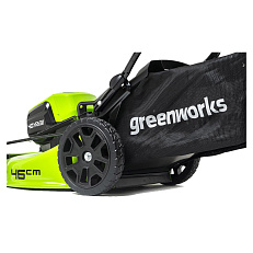 Greenworks GD40LM46HPK4 бесщеточная, 40V с АКБ 4 Ач + ЗУ 2А - аккумуляторная газонокосилка