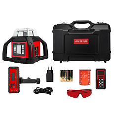 RGK SP-508 с автоподстройкой - ротационный нивелир (ротационный / красный луч / 900м с приемником / АКБ)