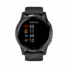 gps  часы Garmin Vivoactive 4 серые с серебристым безелем