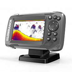 Эхолот Lowrance HOOK2-4x Bullet SKIMMER CE ROW в работе