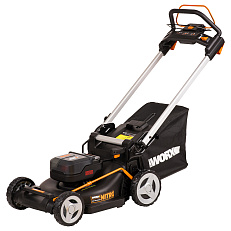 Аккумуляторная газонокосилка WORX WG749E