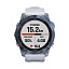 Garmin Fenix 7X Sapphire Solar титановый синий минерал DLC с белым ремешком