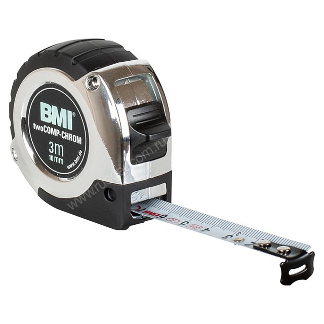 Измерительная рулетка BMI twoCOMP CHROM 3 M